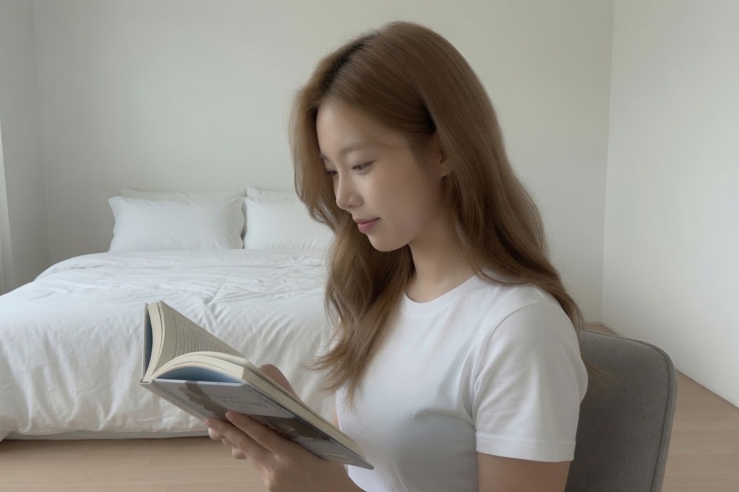 Person reading a book after reclaiming time from distracting apps